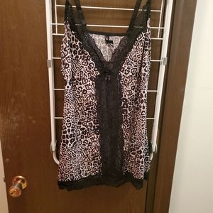 Torrid leopard print chemise